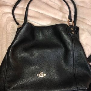 black coach purse